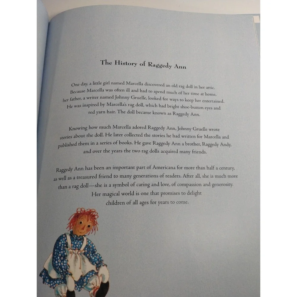 Raggedy Ann and Rags by Johnny Gruelle (2002, Picture Book)